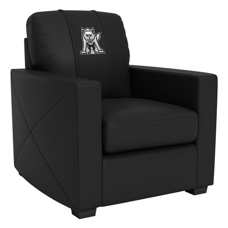 Dreamseat Silver Club Chair with South Dakota Coyotes Emblem Logo XZ7759002CHCDBK-PSCOL13095